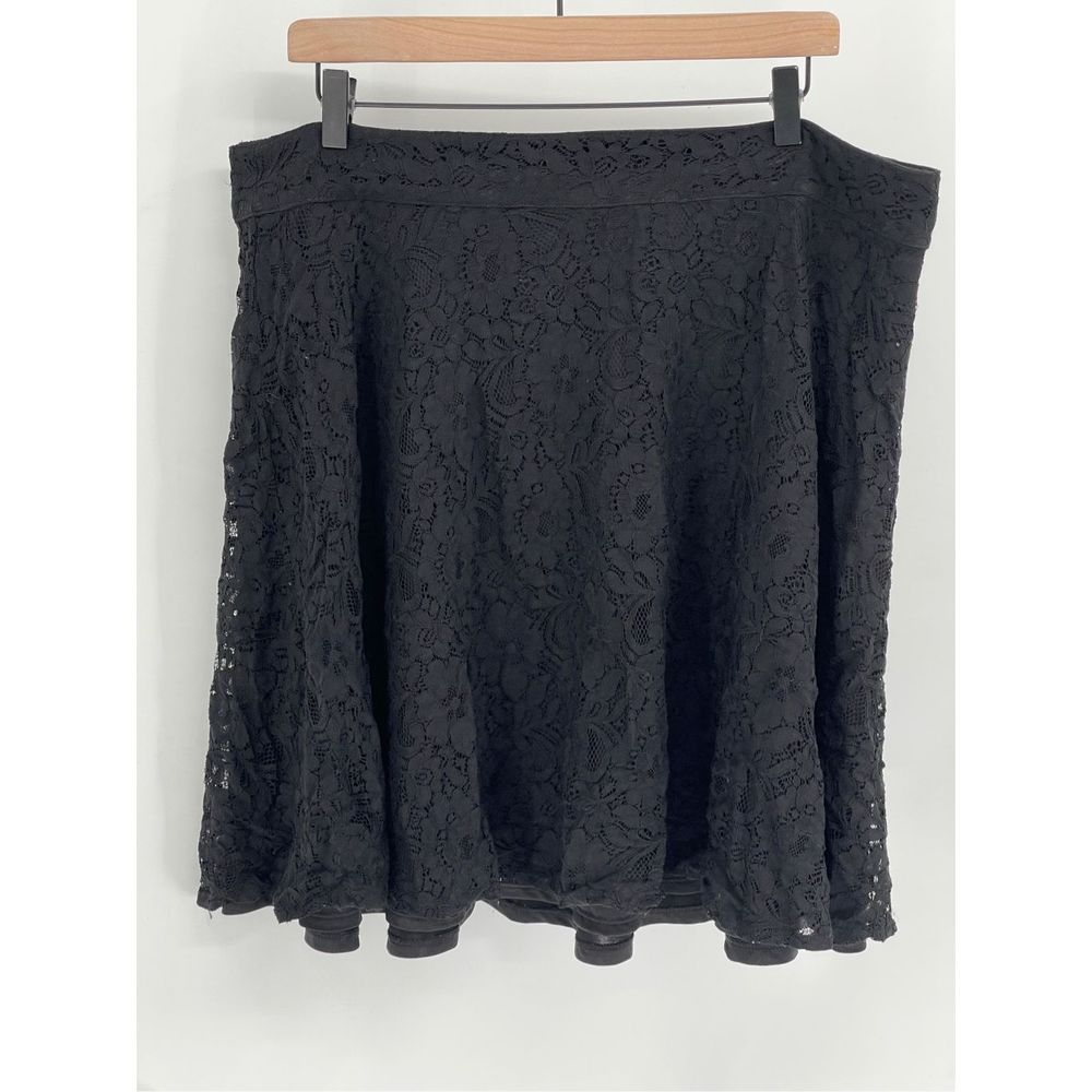 Torrid Skirt Women's Size 18 Black Lace Short